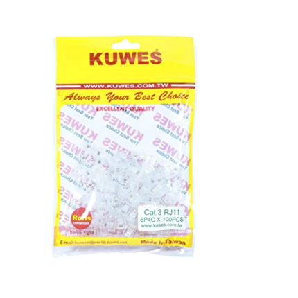 KUWES RJ 11 TEL. CONNECTORS