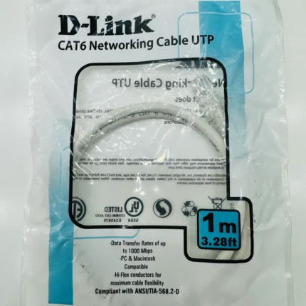 D-Link Cat6 UTP Patch Cord 1 Meter