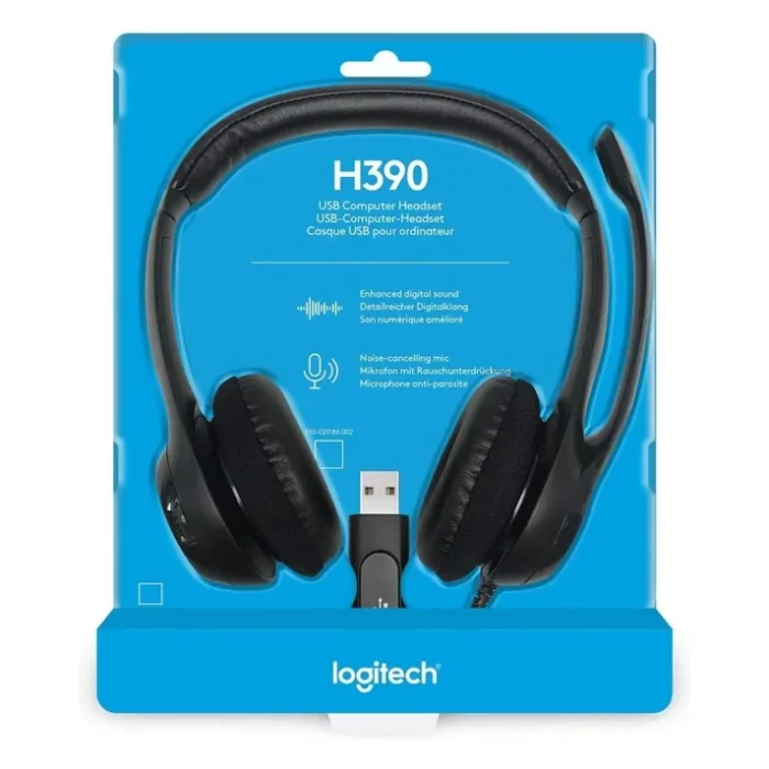 logitech h390 wired headset