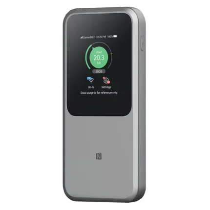 ZTE 5G U50 Pro Pocket WiFi 6 Router Portable Mobile Hotspot 5G Broadband Modem Unlock Global Version Grey