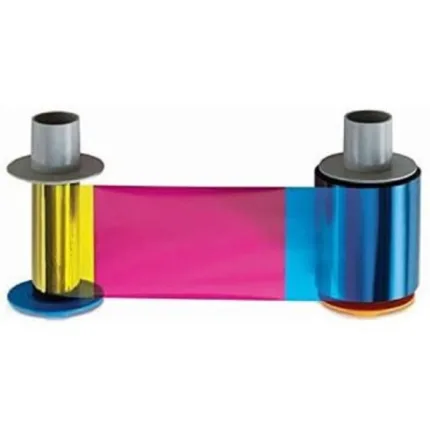 HID Fargo 45000 ID Card Printer Ribbon, 250 Images - YMCKO Colour