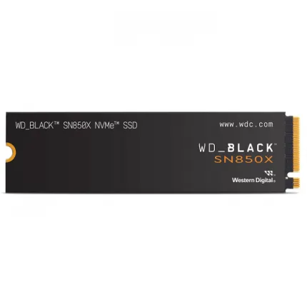 Western Digital 1TB WDS100T2X0E SN850X NVMe SSD Without Heatsink - Black