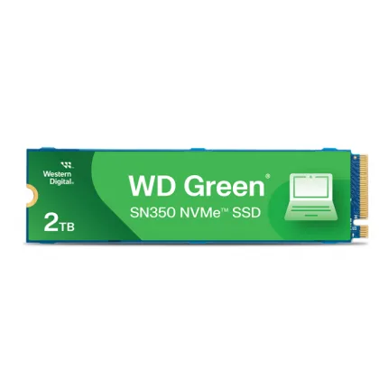 Western Digital 2TB WDS200T3G0C SN350 NVMe SSD, QLC - Green