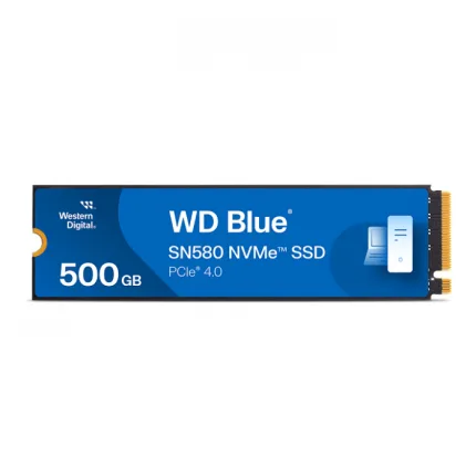Western Digital 500GB WDS500G3B0E SN580 NVMe SSD - Blue